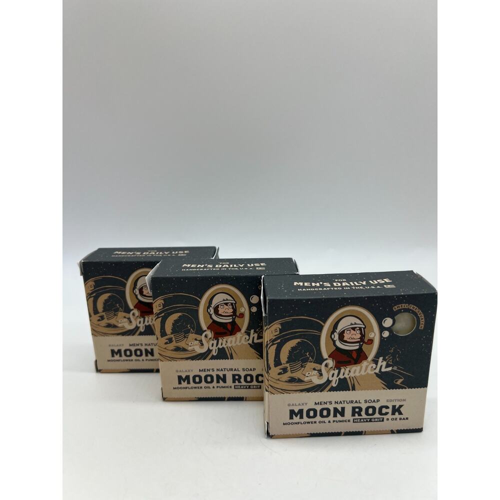 Dr. Squatch Moon Rock Galaxy Edition Men's Soap Lot of 3. - Picture 7 of 12